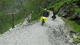 Multiple hairpins on the Rallarvegen cycle track