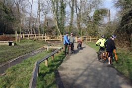 The point where the Haytor Granite Tramway meets the Stover Canal at Ventiford, Teigngrace