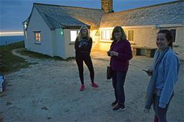 Outside Tintagel Youth Hostel