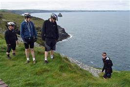 Fabulous coastal views from the grounds of Tintagel youth hostel