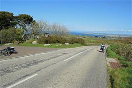 View back to St Ives from Rosewall Hill