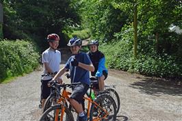 George, Dillan and Jude at Fleet Mill Lane, Bridgetown