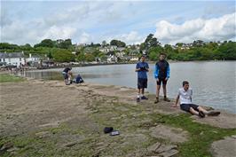 View to Mill Pool and Stoke Gabriel from the causeway