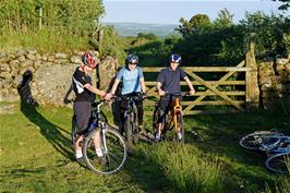 The start of the open moor at Skerraton Down