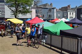 The group at Totnes food market