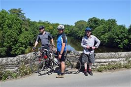 Tao, Gavin and John S at Staverton Bridge