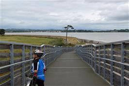 Start of the cycle path near Powderham