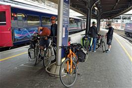 Paddington station, London, four minutes after arrival