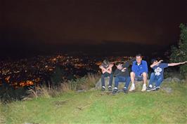 George, Dillan, Michael and Jude at Montana youth hostel, Bergen