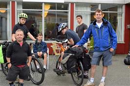 The group at Bergen Montana youth hostel