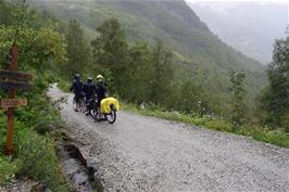 Starting the big descent of Rallarvegen