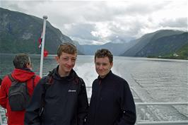 George and Jude on the ferry