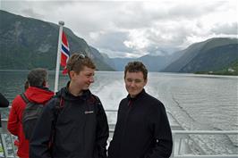 George and Jude on the ferry