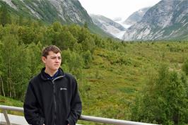 Dillan and the Nigardsbreen Glacier