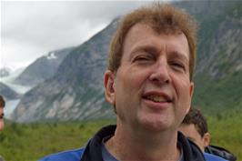 Michael at the Glacier Centre