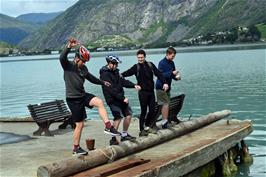 Log-riding at Marifjøra