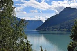 View to the Marifjøra area from the other side, beyond Gaupne