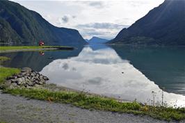 View of Lustrafjorden from Skjolden