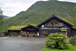 Skjolden youth hostel reception and restaurant