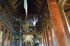 Inside Lom Stave Church