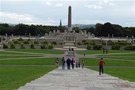 View back to the Monolith section from the Wheel of Life