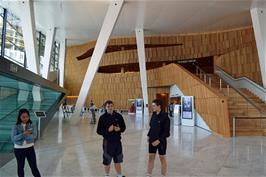 Inside the Oslo Opera House