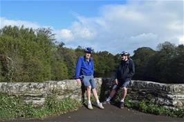 Michael and Dillan at Staverton Bridge