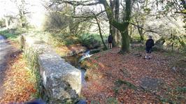 Gidley Bridge, sheltered from the wind