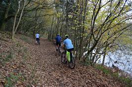 The path around Tottiford Reservoir