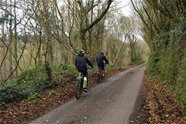 Returning through the lanes from Staverton to Caddaford