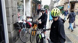 Outside the Nevis Bakery, Fort William