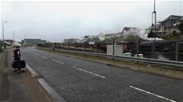 First view of Mallaig, with the station on the right