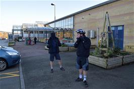 George and Dillan at Endsleigh Garden Centre