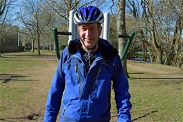 Michael in Mill Marsh Park, Bovey Tracey