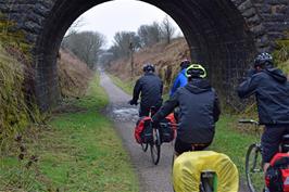 Riding the High Peak Trail near Newhaven Lodge Farm