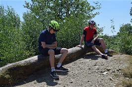 Jude and Dillan on Hembury Fort