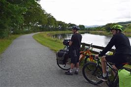 The Great Glen Way by the side of the Caledonian Canal at Corpach