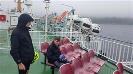 On board the ferry from Mallaig to the Isle of Skye