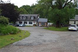 Leaving the excellent Carron restaurant near Strathcarron