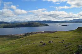 View over Loch Kishorn towards Plockton, from the Applecross road