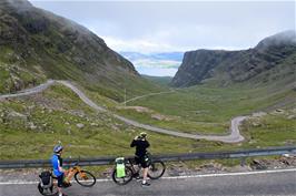 View from the hairpin bends near the top of the Pass of the Cattle