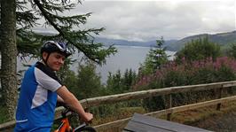 View to Loch Carron, from the viewpoint above Stromeferry