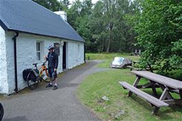 Dillan at the Beinn Eighe Visitor Centre, Kinlochewe