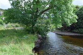 The rope swing at Kerrysdale, scene of great amusement on our 1993 Scotland tour video