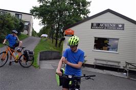 Leaving the coffee shop at Inverkirkaig