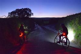 Dillan and Jude on Holne Road, just outside Buckfastleigh