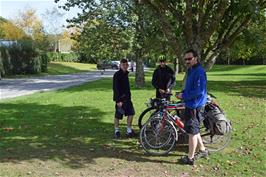 Preparing to leave the Avon Mill Garden Centre, Loddiswell (new photo for 2022)