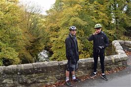 Dillan and Jude on Holne Bridge