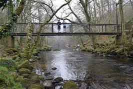 Footbridge near the weir on the Fisherman's Path