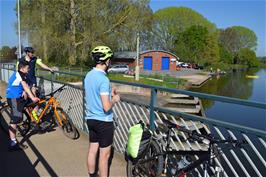 A tranquil scene at Countess Wear Bridge, Exeter